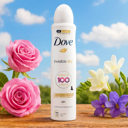 Dove spray déodorant 250 ml.  Sec invisible. DOVE