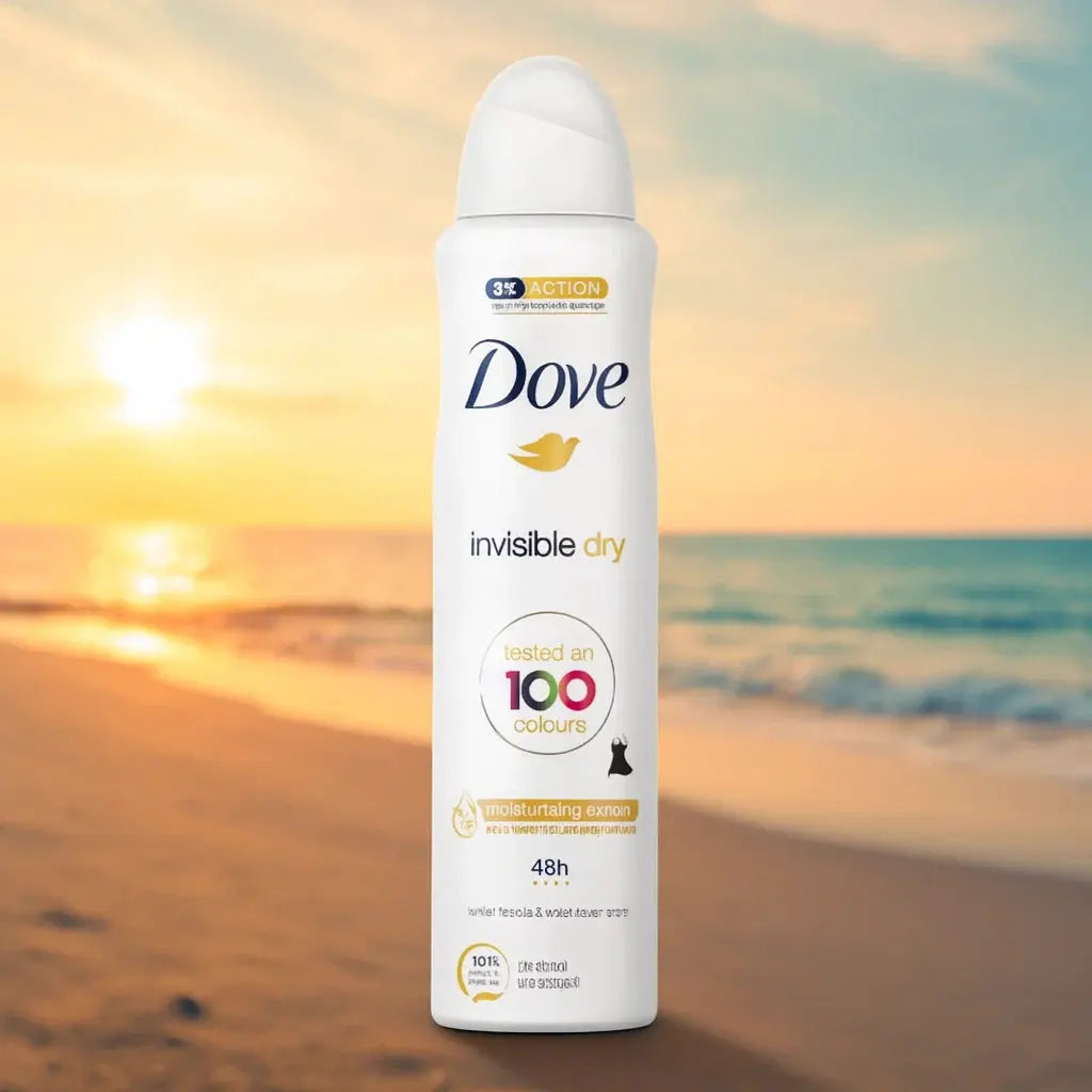 Dove spray déodorant 250 ml.  Sec invisible. DOVE