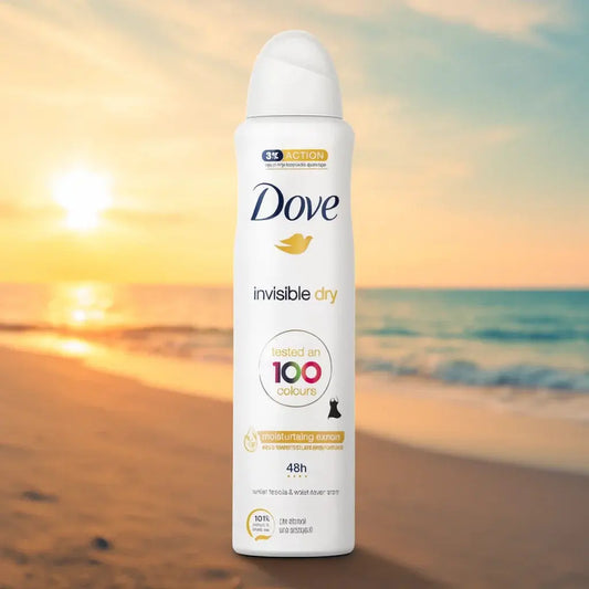 Dove spray déodorant 250 ml.  Sec invisible. DOVE