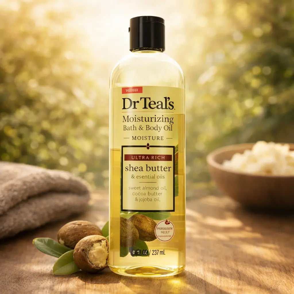 Huile Bain & Corps Dr Teal's Beurre de Karité — 250 ml