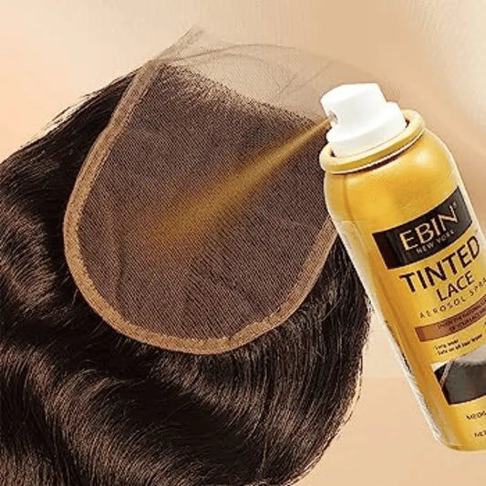 EBIN NEW YORK Spray aérosol pour dentelle teintée (Cool Deep Brown) Ebin