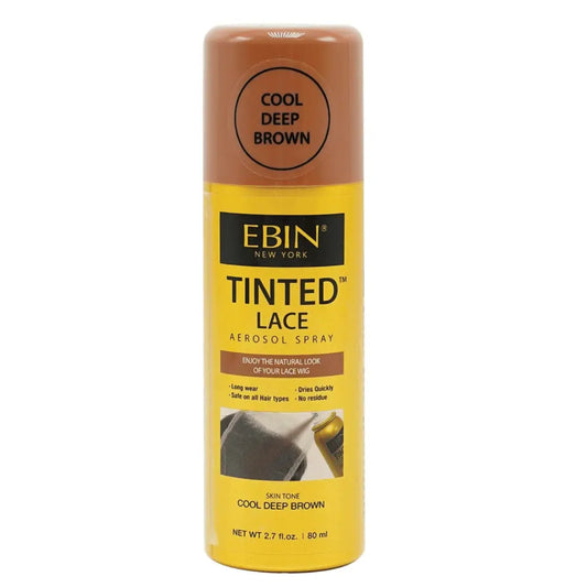 EBIN NEW YORK Spray aérosol pour dentelle teintée (Dark Brown) Ebin