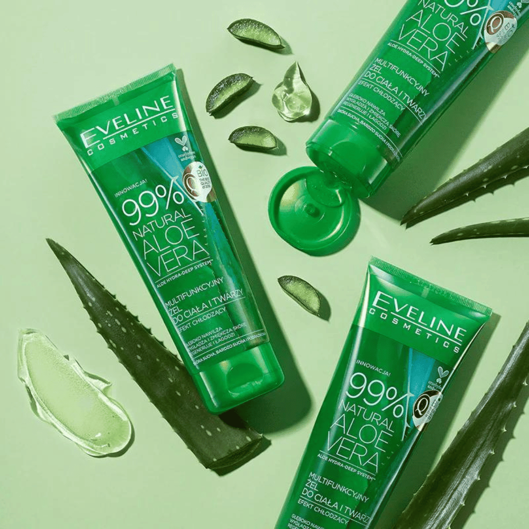EVELINE COSMETICS Gel Corps & Visage Aloe Vera & Huile Pure d'Arbre à Thé 250 ml eveline cosmetics