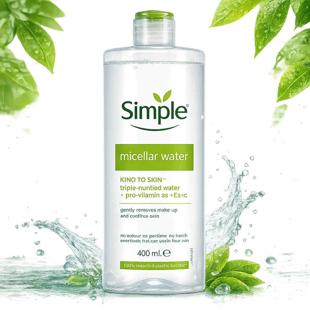 Eau Micellaire Démaquillante Simple Peaux Sensibles — 400 ml