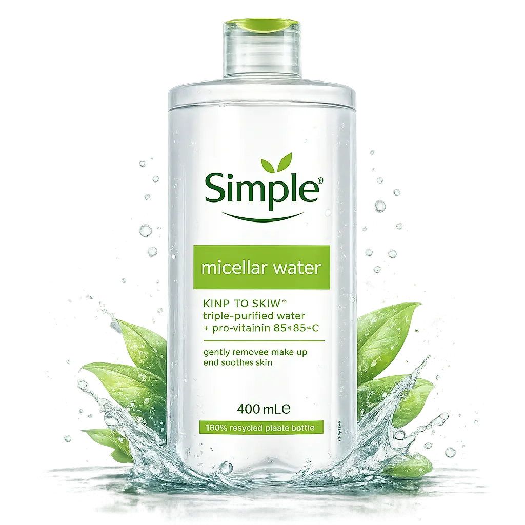 Eau Micellaire Démaquillante Simple Peaux Sensibles — 400 ml