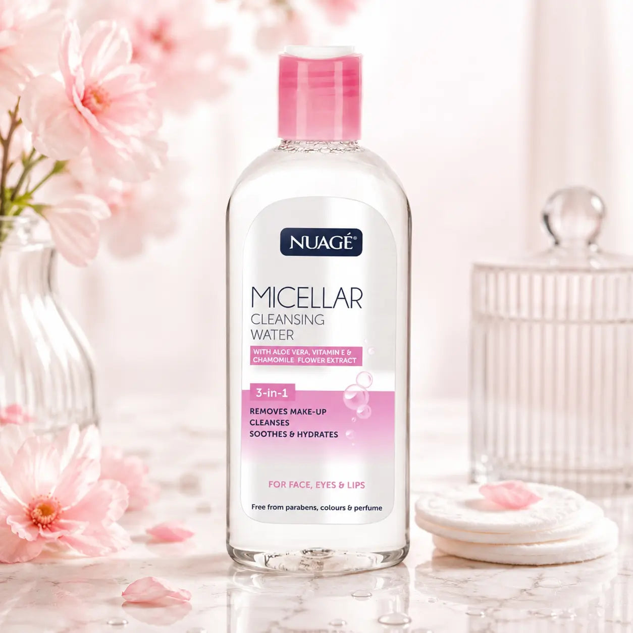 Eau Micellaire Nettoyante Nuage 3-en-1 — 200 ml