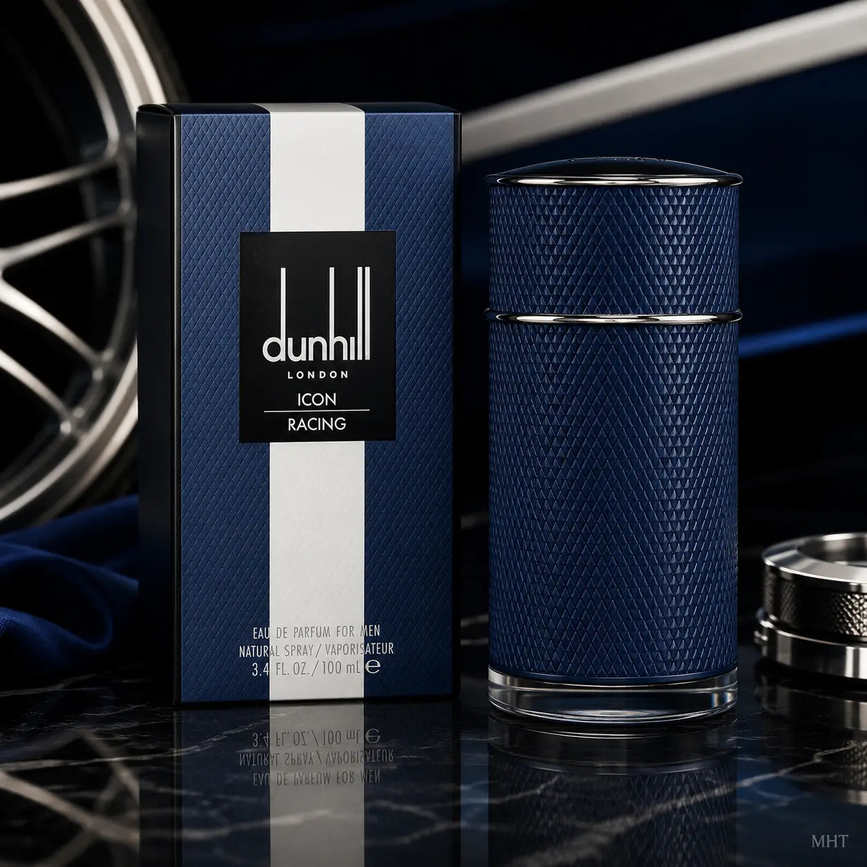 Eau de Parfum Dunhill Icon Racing Blue pour Homme — 100 ml