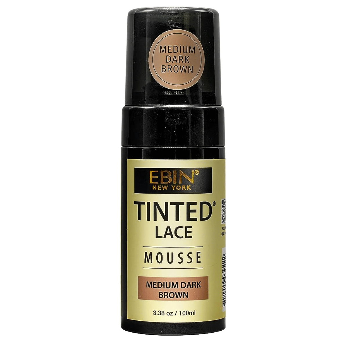 Ebin New York Mousse Lace TEINTÉ - Brun moyen foncé 100 ML Ebin
