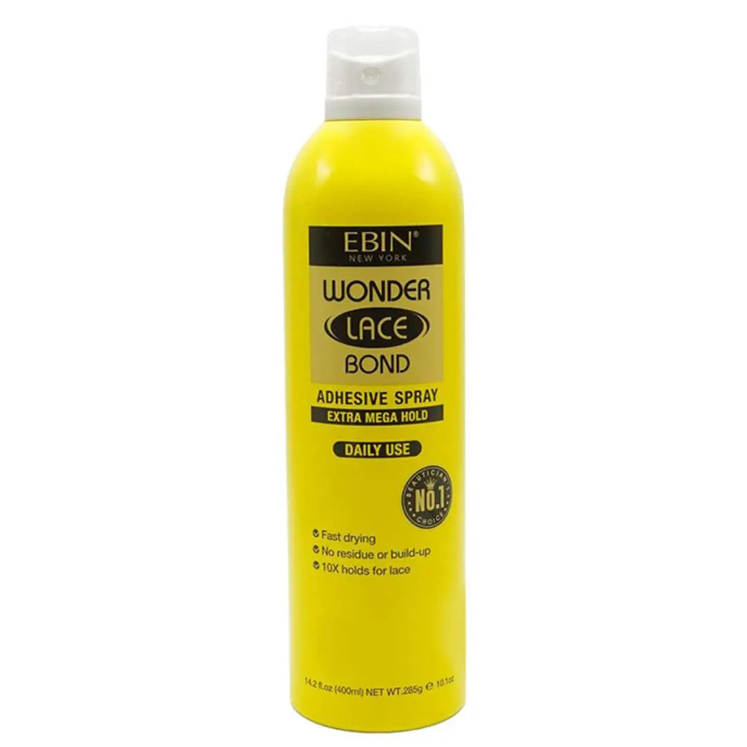 Ebin Wonder Lace Bond Wig Adhesive Spray EXTRA MEGA HOLD 180ml Ebin