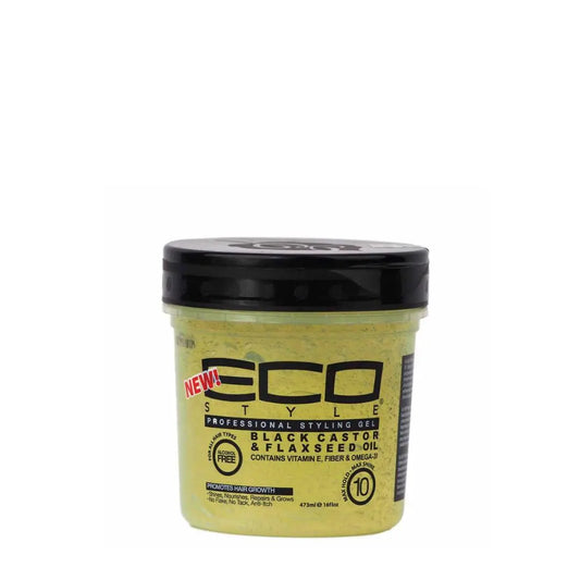 Eco Styler Gel à l’huile de ricin noir et grains de lin 236 ECO STYLER