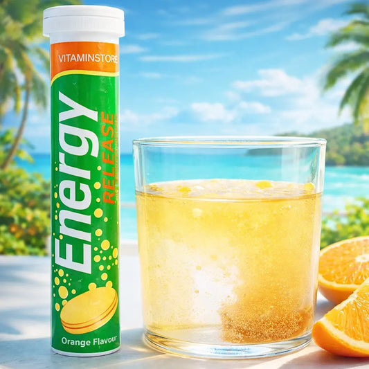 Energy Release – Comprimés Effervescents (Saveur Orange)