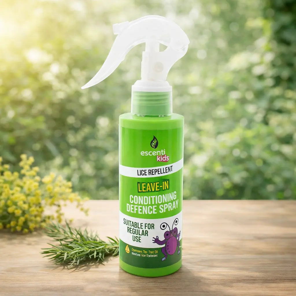 Spray Après-Shampooing Sans Rinçage Anti-Poux Escenti Kids — 125 ml