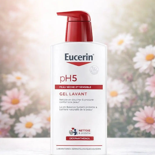 Gel Lavant Doux Eucerin pH5 Peaux Sèches & Sensibles — 1 L