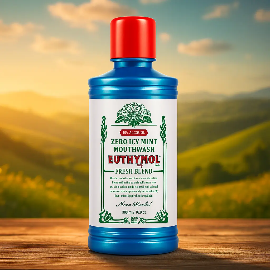 Euthymol  bain de bouche à la menthe glacée 500 ML euthymol