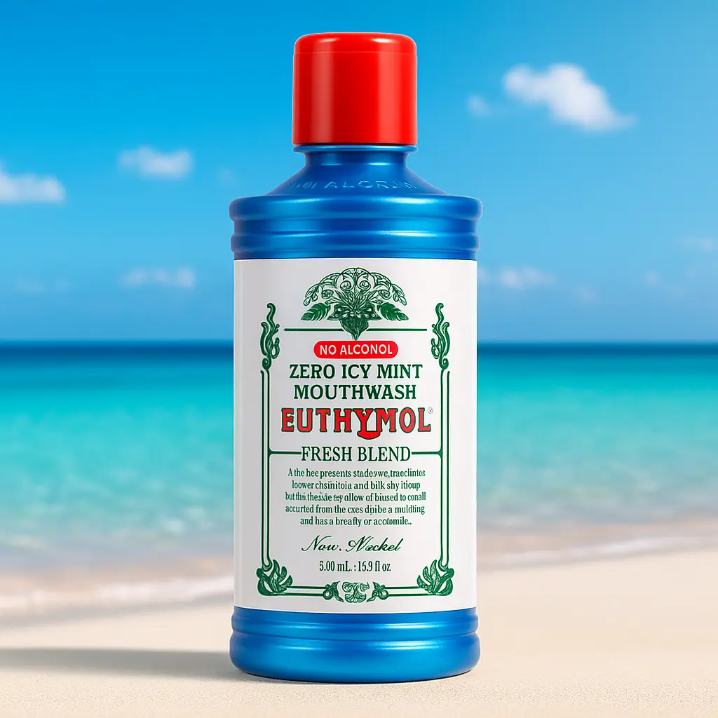 Euthymol  bain de bouche à la menthe glacée 500 ML euthymol