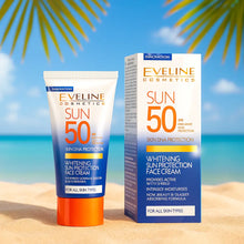 Charger l&#39;image dans la galerie, Eveline Cosmetics Creme Solaire Pour Visage 50 FPS (Tous Types De Peaux  ) EVELINE
