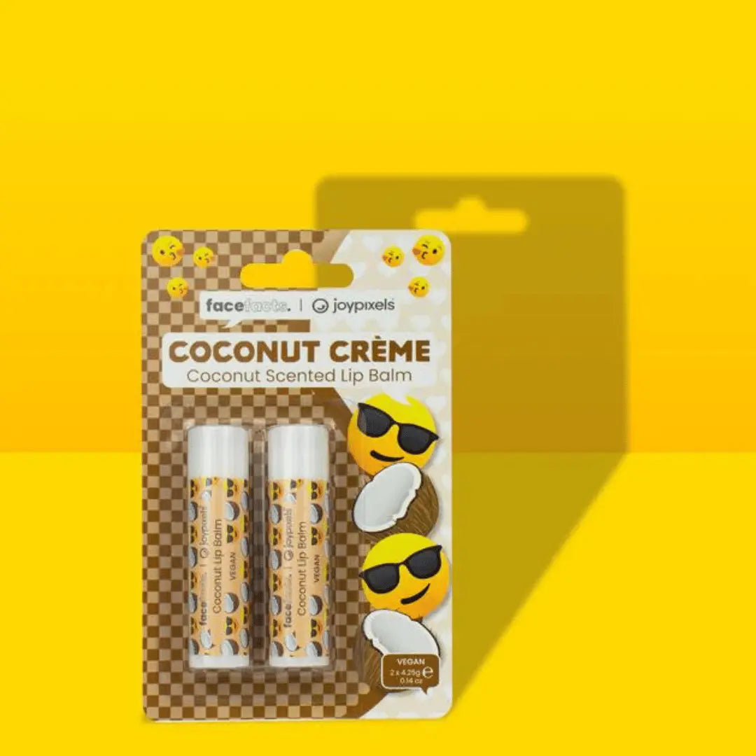 Face Facts Coconut Crème Coconut Lip Balm x 2 face facts