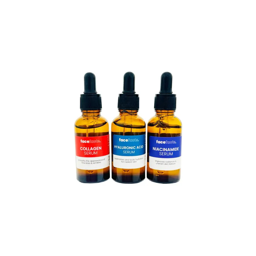 Face Facts Coffret Sérum Super Héros Niacinamide, Collagène, Acide Hyaluronique Face Facts