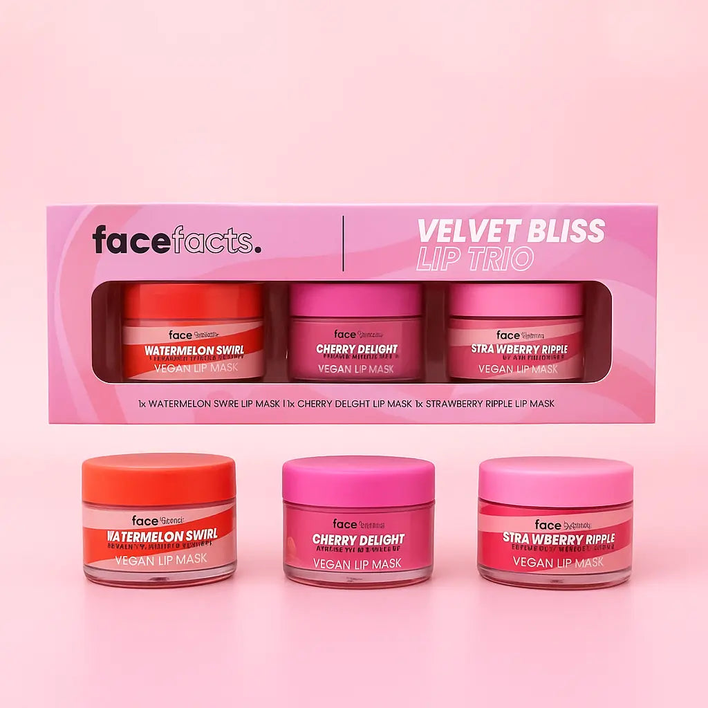 Face Facts Coffret cadeau trio de lèvres Velvet Bliss 3 x 20 g Face Facts