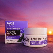 Charger l'image dans la galerie, Face Facts Crème de Nuit anti-âge enrichie en huile de baies d'açai 50Ml MHT MULTI SERVICES