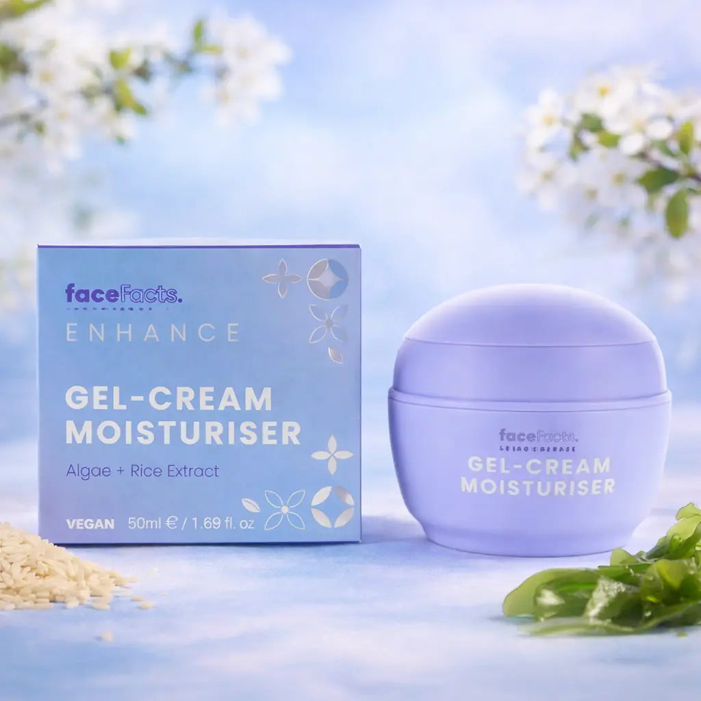 Crème-Gel Visage Face Facts Algue & Extrait de Riz – 50 ml