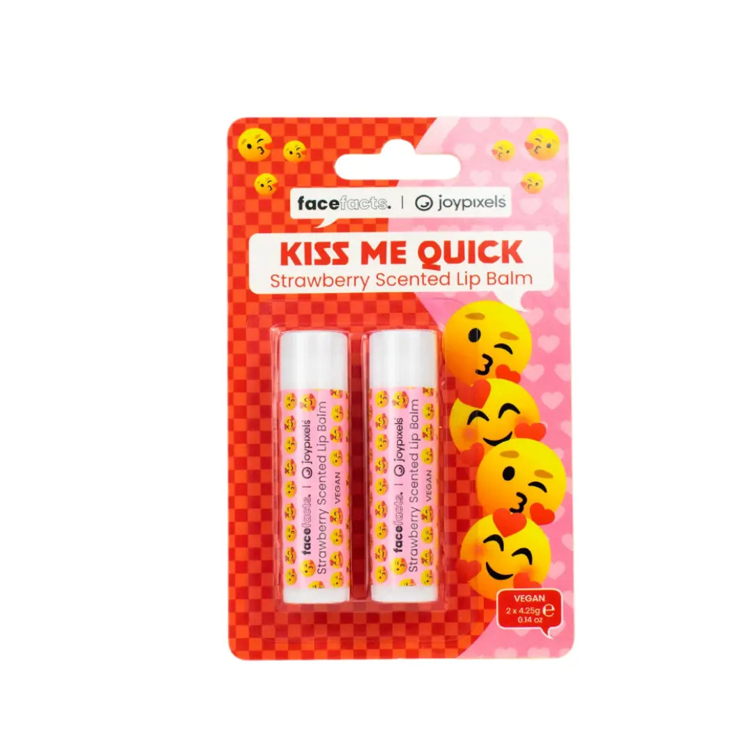 Face Facts Kiss Me Quick Baume à lèvres parfumé à la fraise face facts