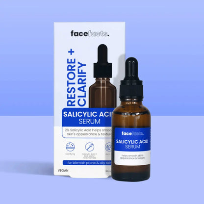Face Facts Sérum à l'acide salicylique restaurer et clarifier  - 30 ml Face Facts