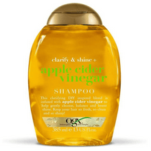 Charger l&#39;image dans la galerie, OGX Shampooing clarifiant au vinaigre de cidre de pomme Clarify &amp; Shine+ 385 ml