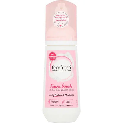 Femfresh Foam Wash mousse lavante intime karité et lait d'avoine