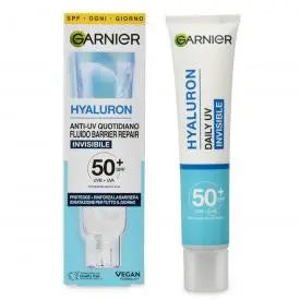 Fluide Protecteur Invisible Garnier Hyaluron Daily UV SPF 50+ — Acide Hyaluronique — 40 ml
