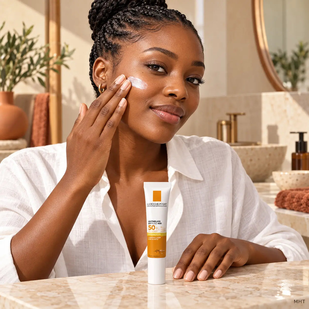 Fluide Solaire Invisible La Roche-Posay Anthelios UVMune 400 SPF 50+ — Format Voyage 15 ml