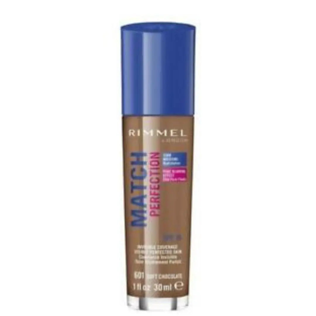 Fond De Teint Rimmel Match Perfection 30 Ml 601 Soft Chocolate rimmel london