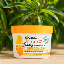 Charger l&#39;image dans la galerie, GARNIER Crème corporelle hydratante à la mangue + vitamine C 380 ml GARNIER
