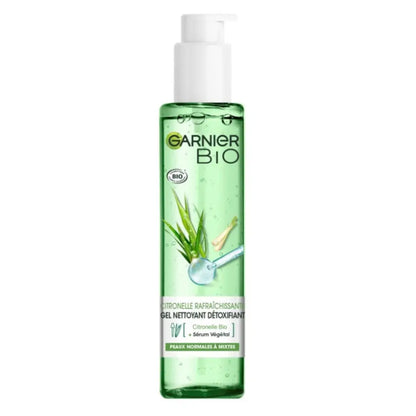 GARNIER Démaquillant Bio Gel Détox Citronnelle le tube de 150mL GARNIER