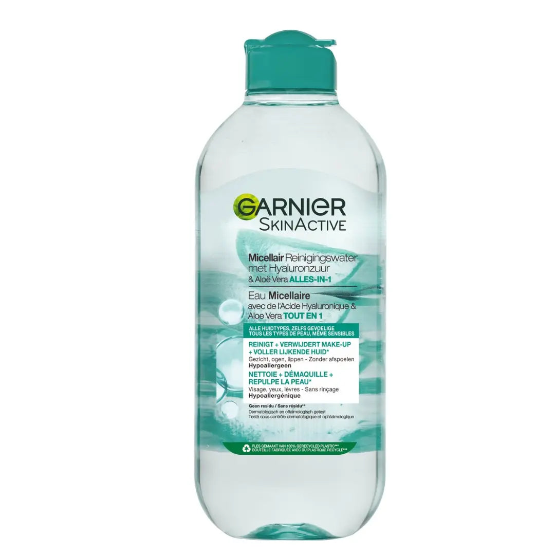 GARNIER Eau Micellaire Avec de L'acide Hyaluronique & Aloe Vera 400 ML GARNIER