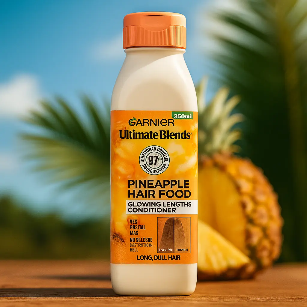 GARNIER HAIR FOOD Après-shampoing nourrissant à l'ananas et à l'amla GARNIER