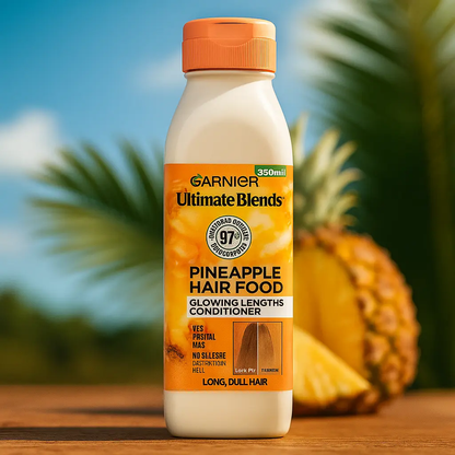 GARNIER HAIR FOOD Après-shampoing nourrissant à l'ananas et à l'amla GARNIER