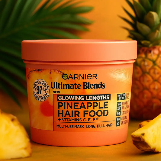 GARNIER HAIR FOOD Masque capillaire 3 en 1 à l'ananas et à l'amla 400 ML GARNIER