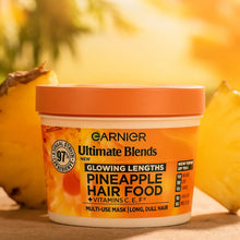 Charger l&#39;image dans la galerie, GARNIER HAIR FOOD Masque capillaire 3 en 1 à l&#39;ananas et à l&#39;amla 400 ML GARNIER
