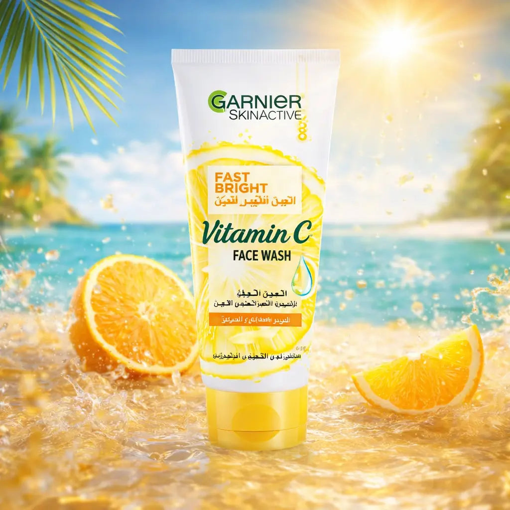 GARNIER SKIN ACTIVE Nettoyant Visage Éclaircissant à la Vitamine C 50ML GARNIER