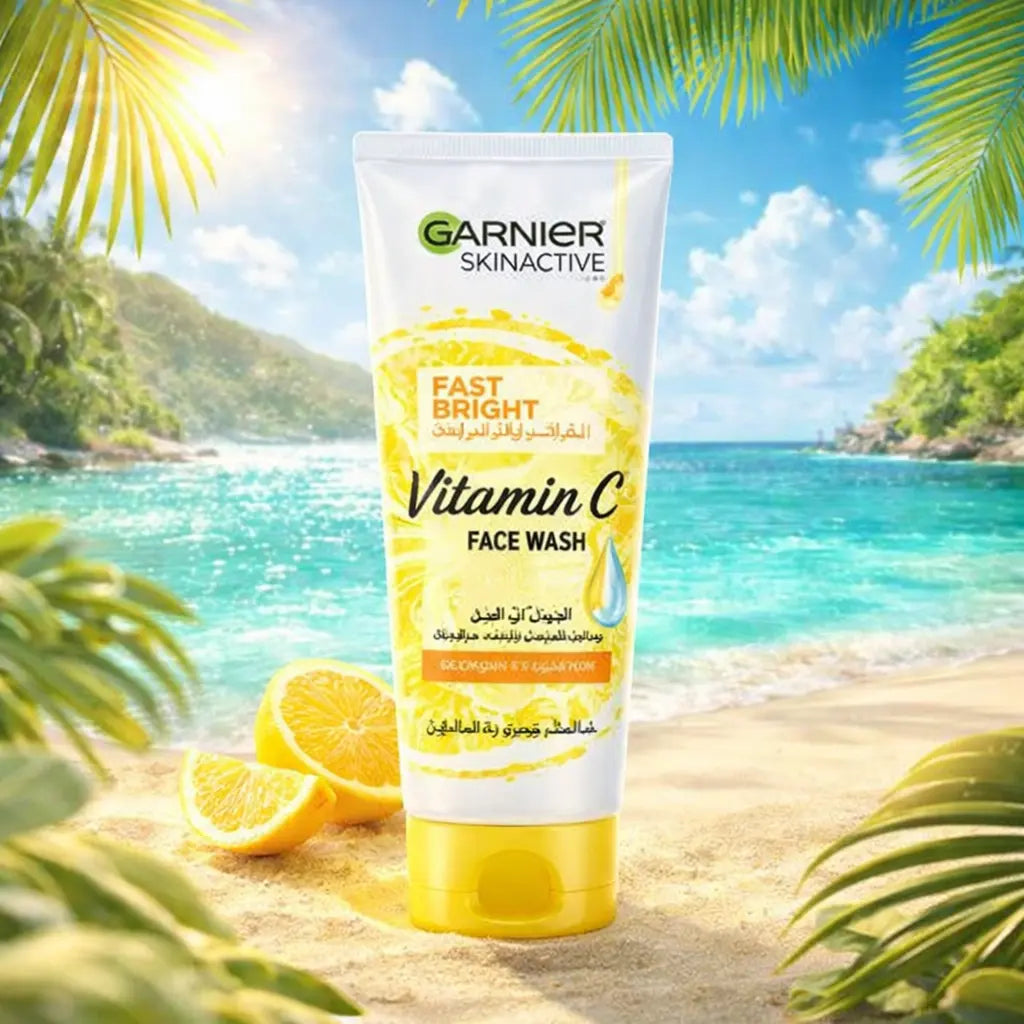 GARNIER SKIN ACTIVE Nettoyant Visage Éclaircissant à la Vitamine C 50ML GARNIER