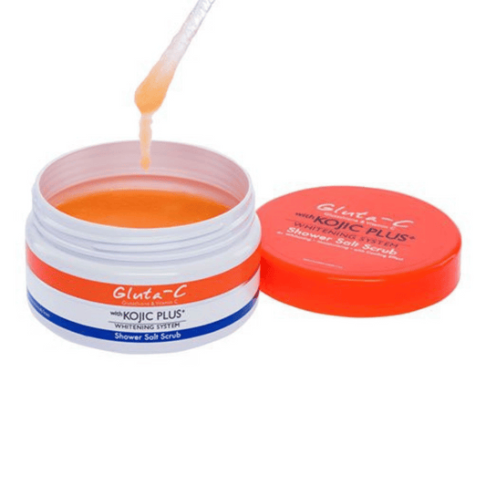 GLUTA-C avec gommage au sel de douche Clarifiant pour la peau Kojic Plus 250ML GLUTA-C