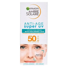 Charger l&#39;image dans la galerie, Garnier Ambre Solaire Anti Age Super UV Creme  SPF50 50ML GARNIER

