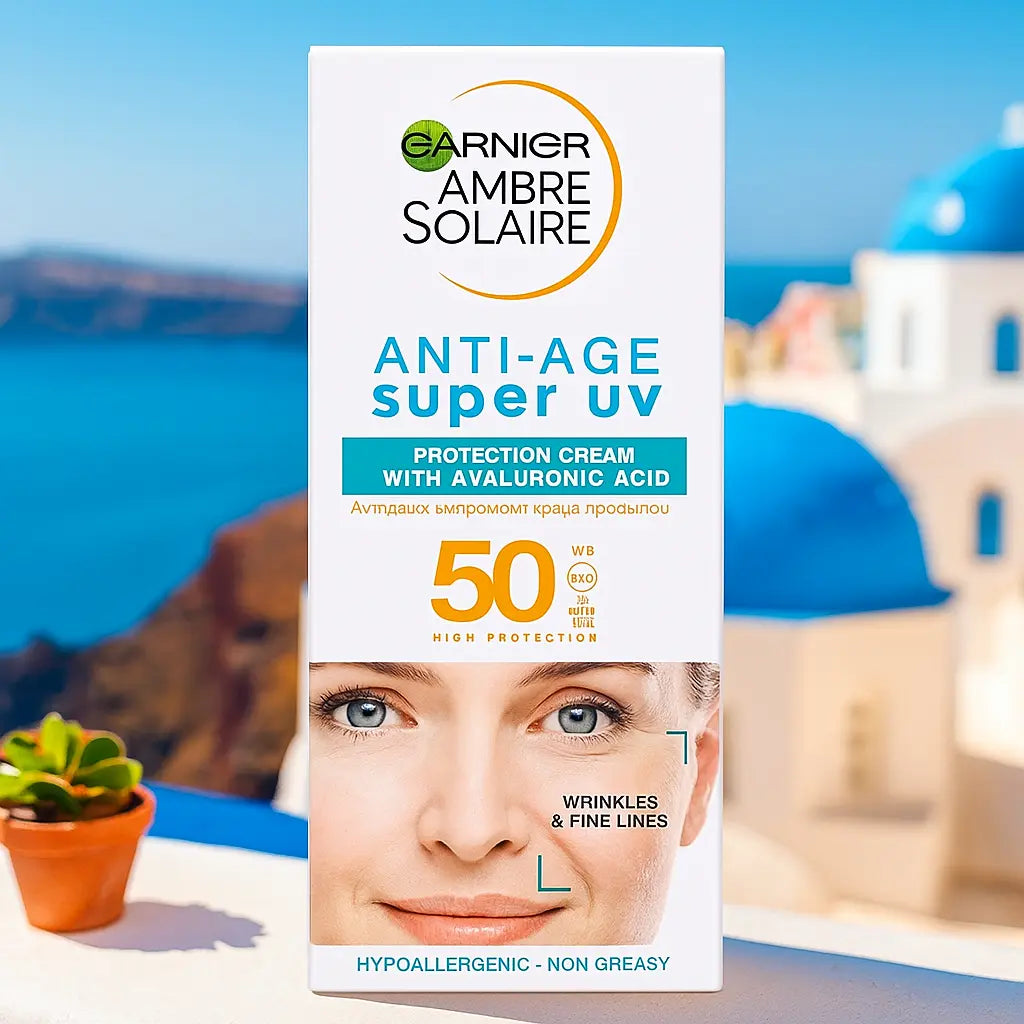 Garnier Ambre Solaire Anti Age Super UV Creme  SPF50 50ML GARNIER