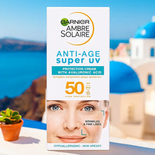 Charger l&#39;image dans la galerie, Garnier Ambre Solaire Anti Age Super UV Creme  SPF50 50ML GARNIER
