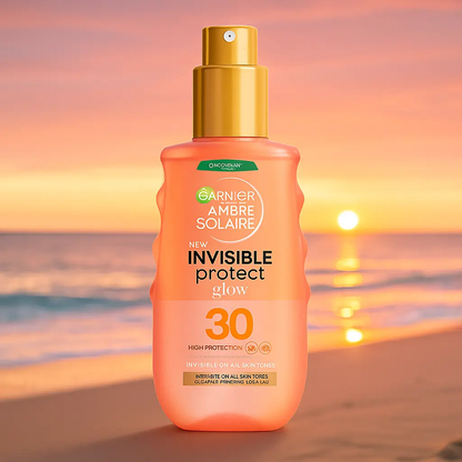 Spray Solaire Garnier Ambre Solaire Invisible Protect Glow SPF30 – 150 ml
