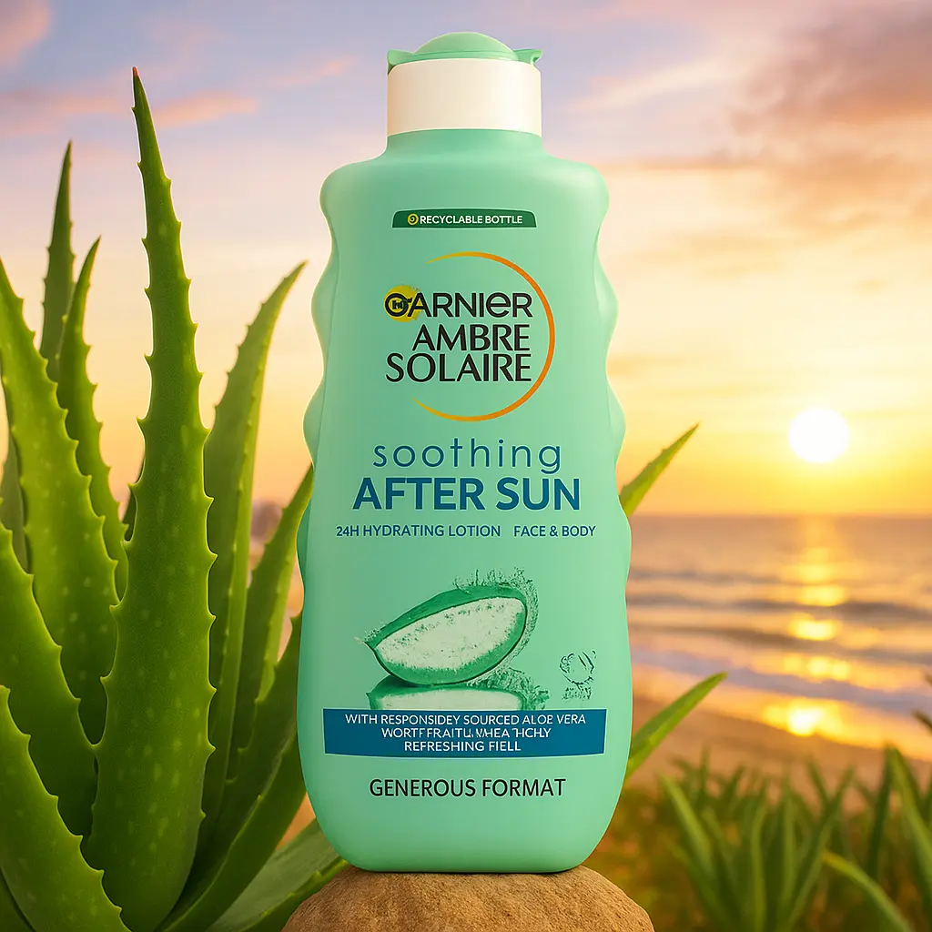 Garnier Ambre Solaire Lait Corps Après-Soleil à l’Aloe Vera 200 ml GARNIER