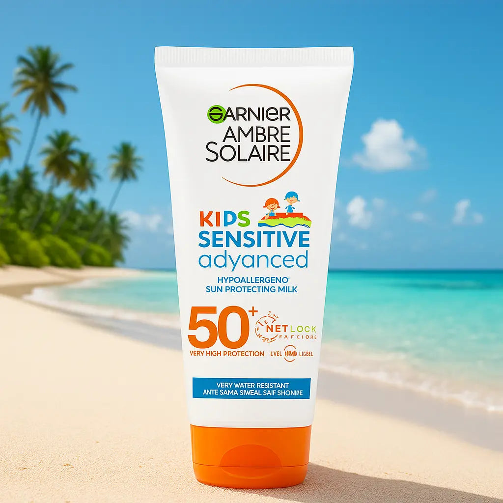Garnier Ambre Solaire Lait Solaire Hypoallergénique Protection enfant Spf50 200 ml GARNIER