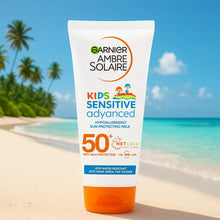 Charger l&#39;image dans la galerie, Garnier Ambre Solaire Lait Solaire Hypoallergénique Protection enfant Spf50 200 ml GARNIER
