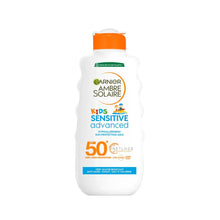 Charger l&#39;image dans la galerie, Garnier Ambre Solaire Lait solaire SPF50+  pour enfants 200 ml GARNIER
